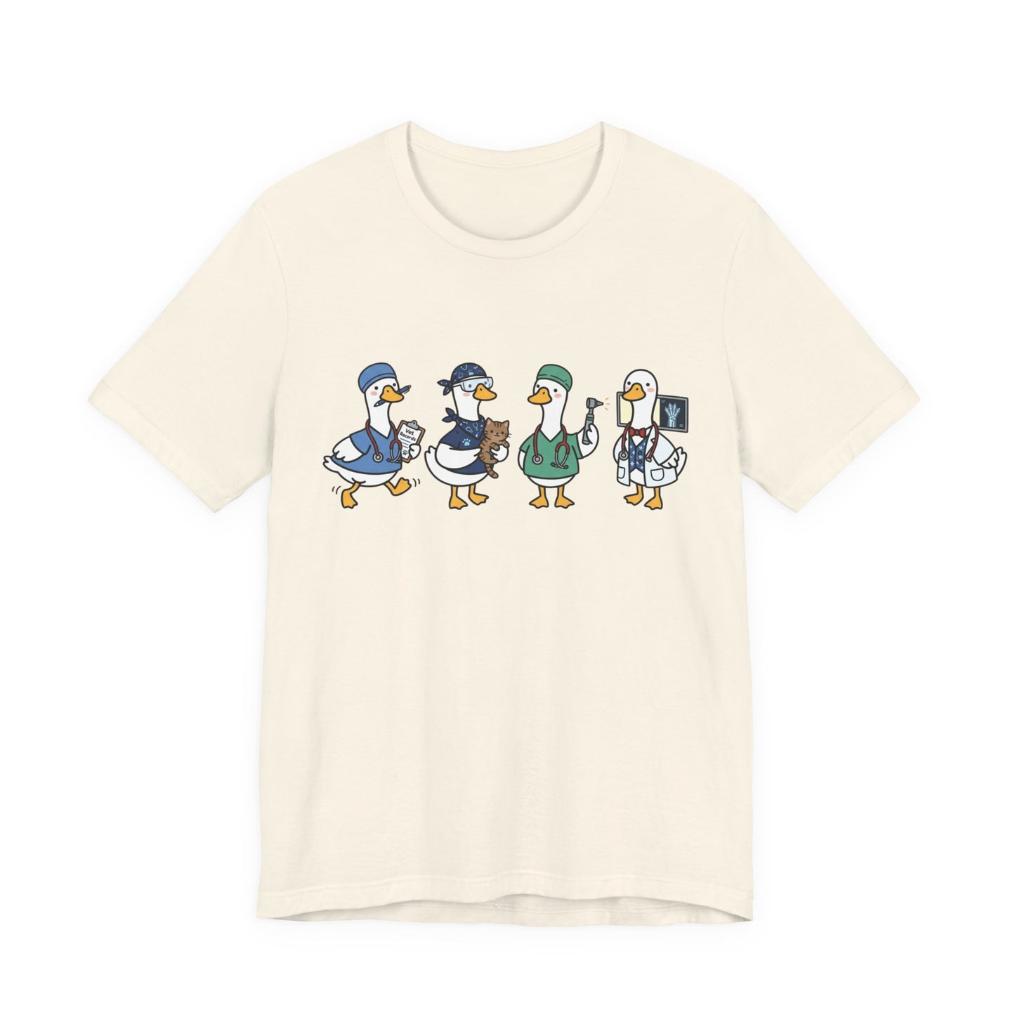 Funny Veterinary T-Shirt – Silly Goose Veterinarian Graphic Tee on Bella Canvas for Vet Techs