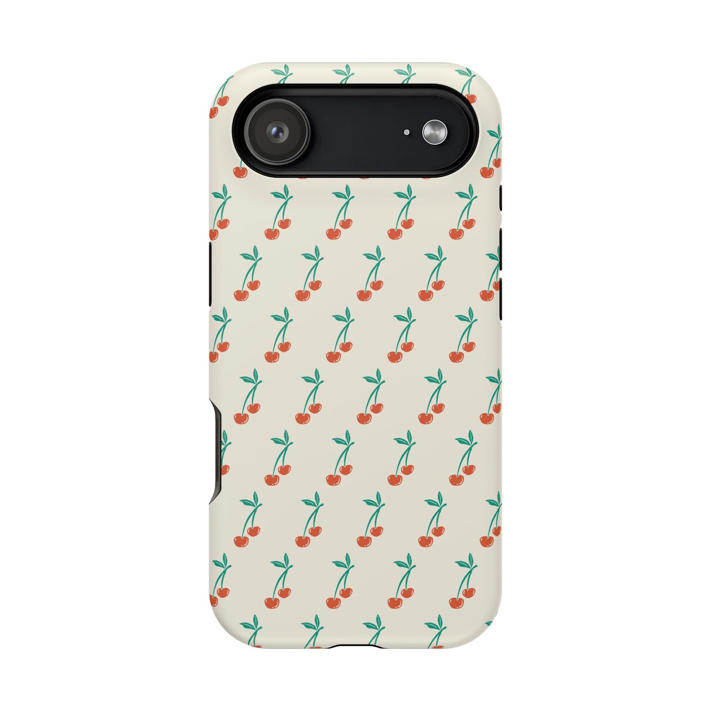 Coquette Cherry Phone Case – Cute Red Fruit Aesthetic Case for iPhone & Samsung Galaxy