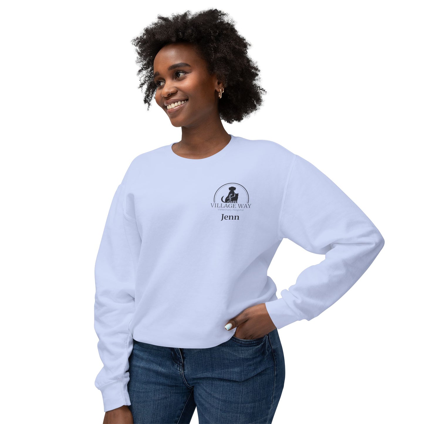 Village Way Sweatshirt Miles with Name