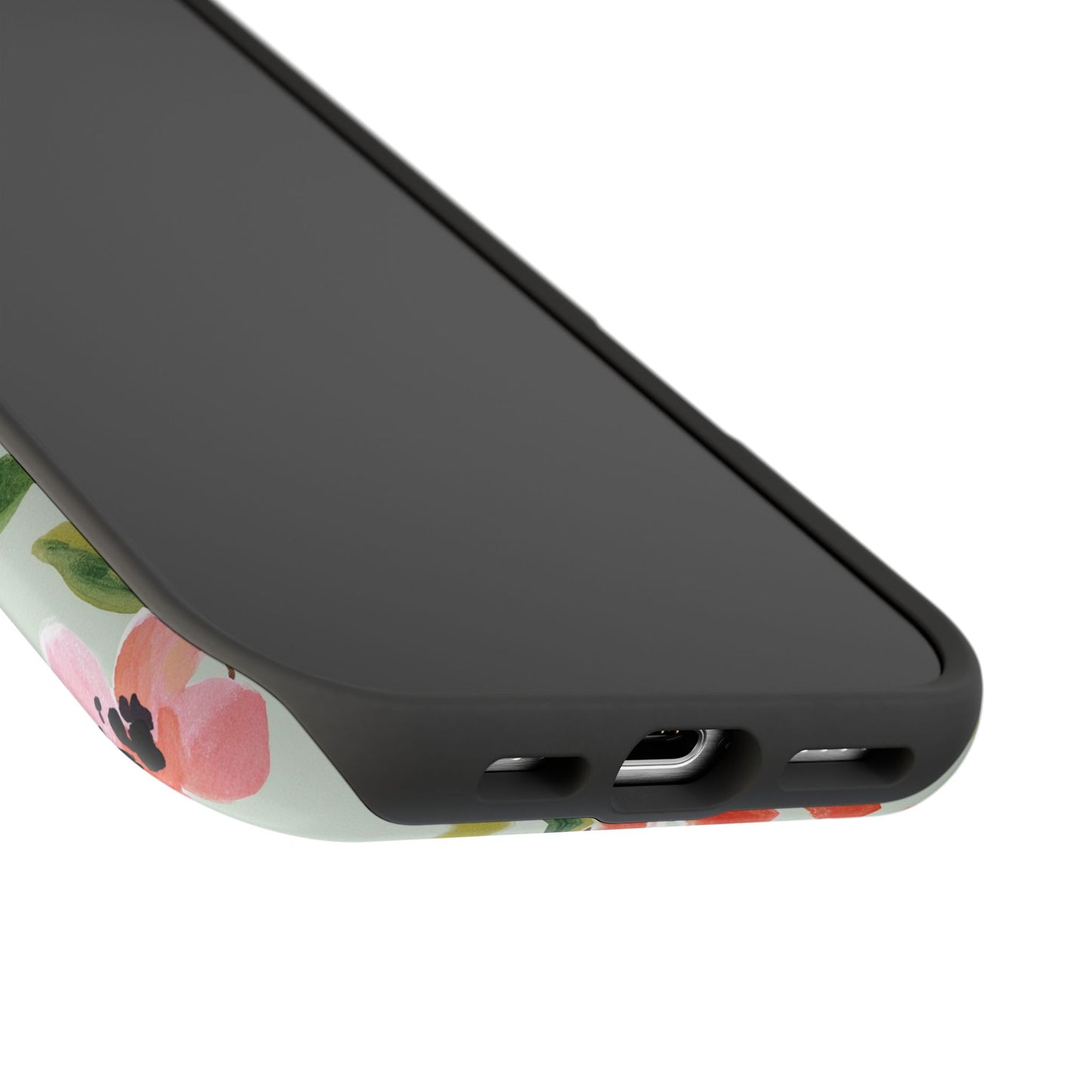 Coquette Floral Phone Case – Red & Pink Flower Aesthetic Case for iPhone & Samsung Galaxy