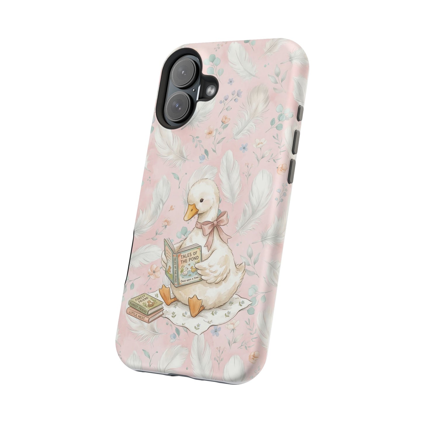 Coquette Goose Phone Case – Girly Goose Bow Aesthetic Case for iPhone & Samsung Galaxy