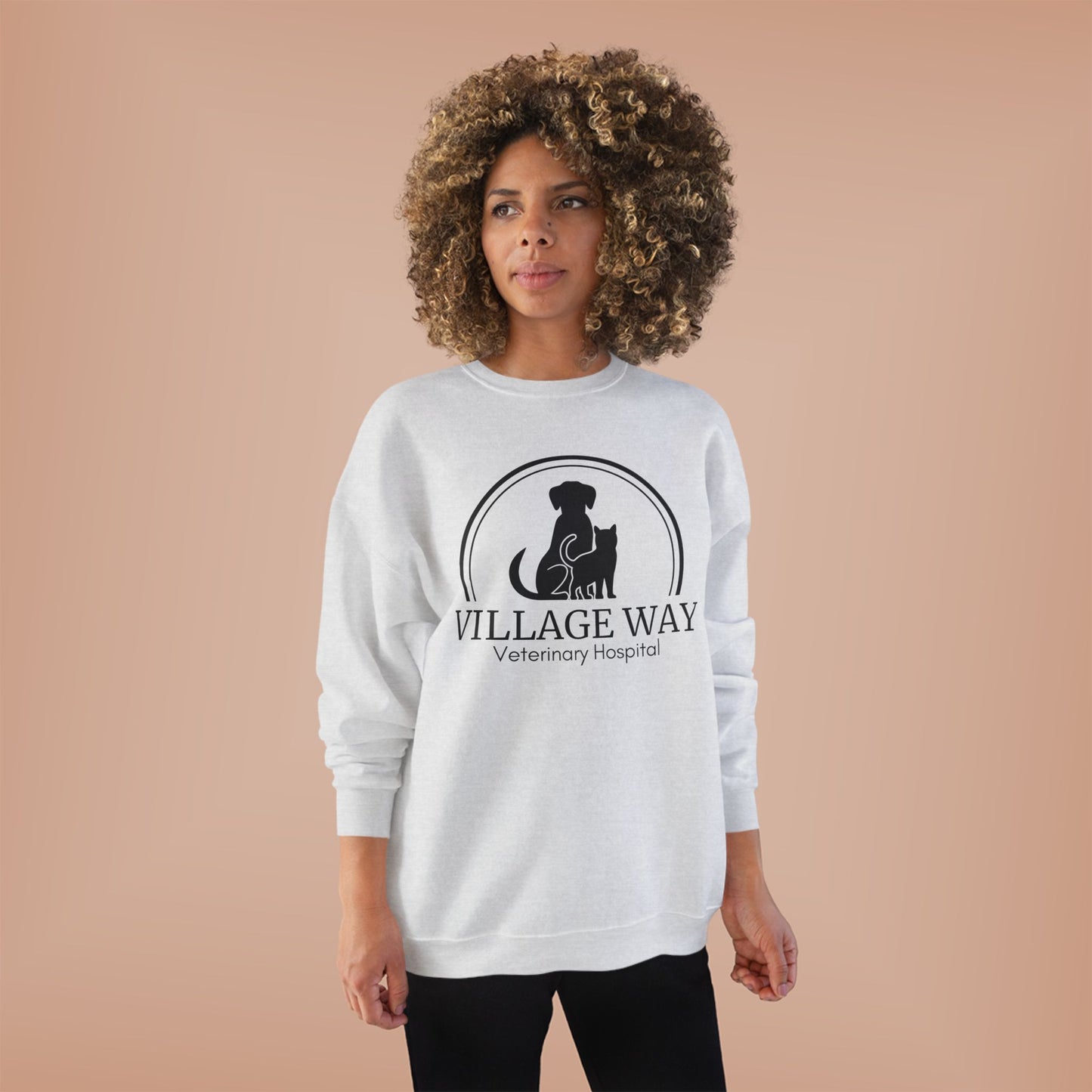Village Way Veterinary Hospital Crewneck Sweatshirt