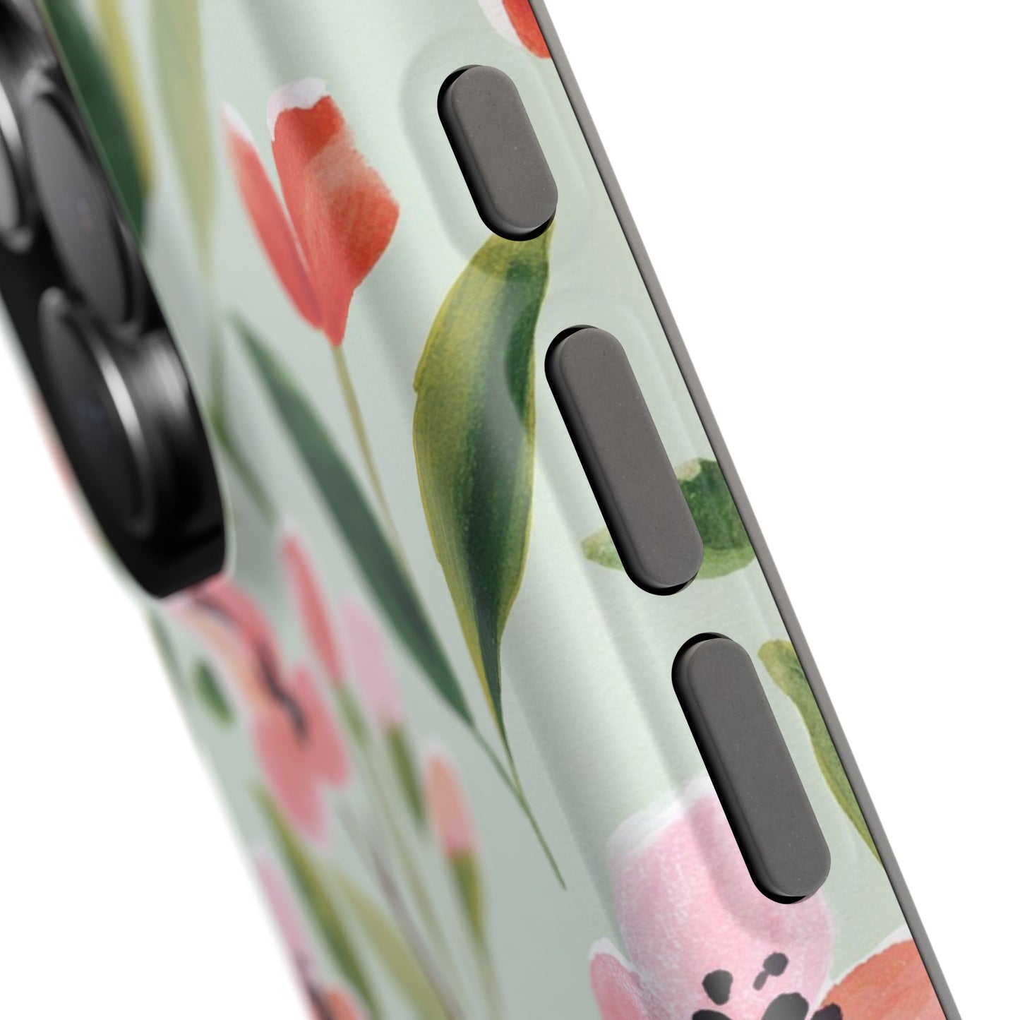 Coquette Floral Phone Case – Red & Pink Flower Aesthetic Case for iPhone & Samsung Galaxy
