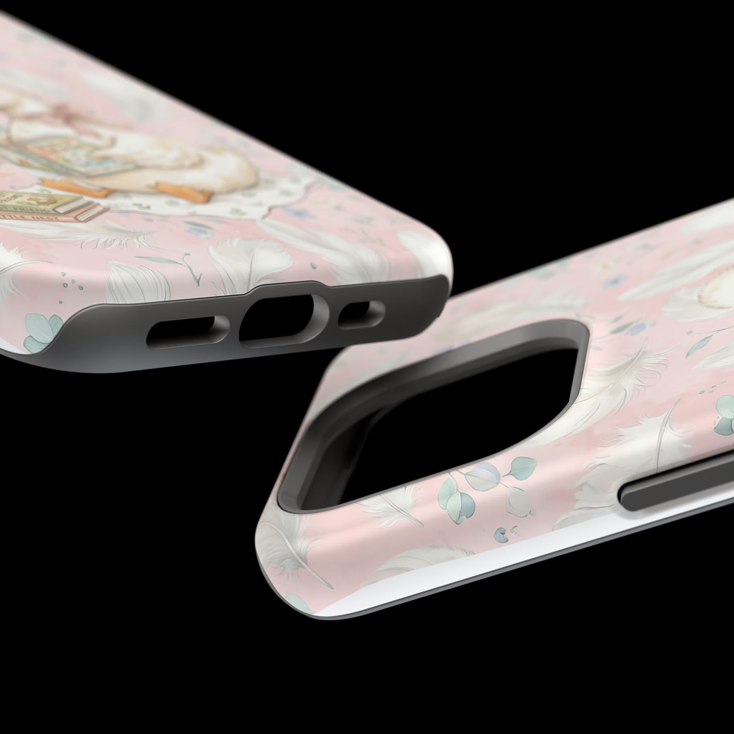 Coquette Goose Phone Case – Girly Goose Bow Aesthetic Case for iPhone & Samsung Galaxy
