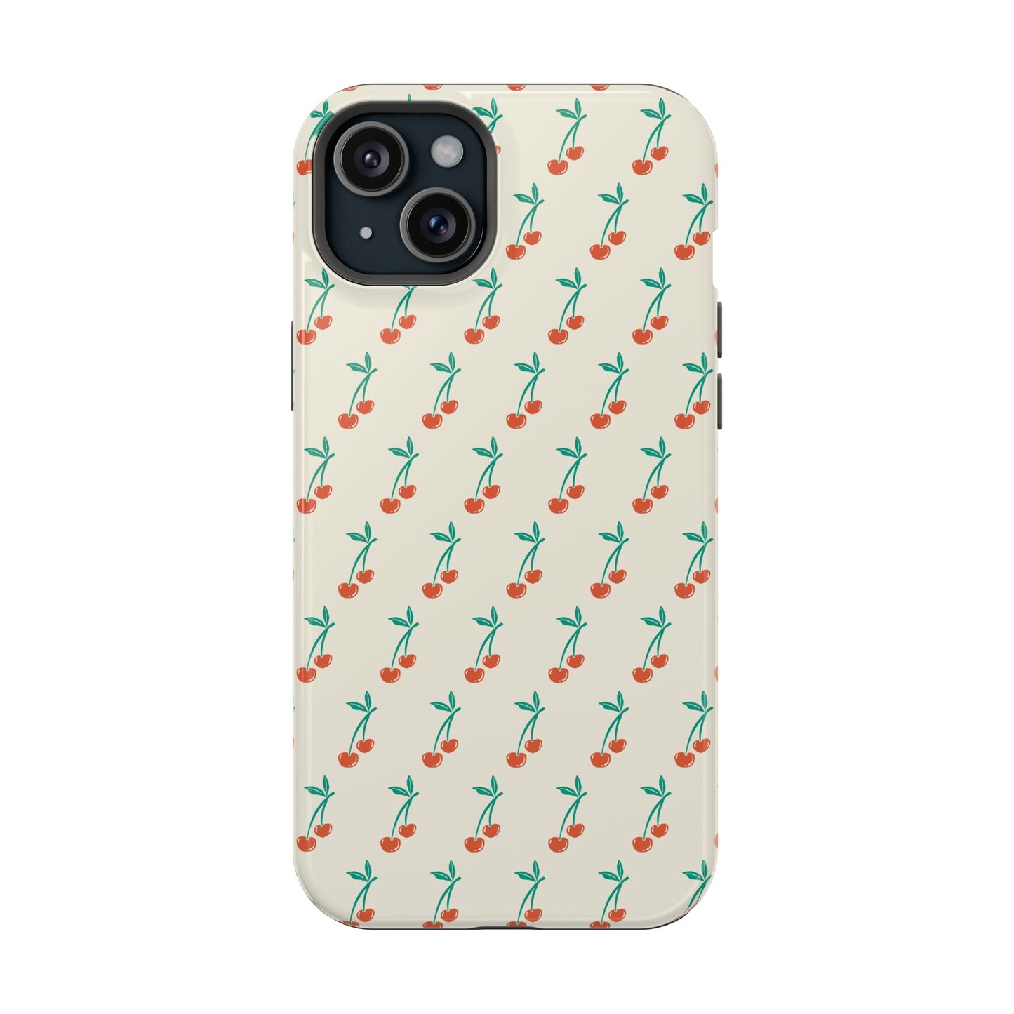 Coquette Cherry Phone Case – Cute Red Fruit Aesthetic Case for iPhone & Samsung Galaxy