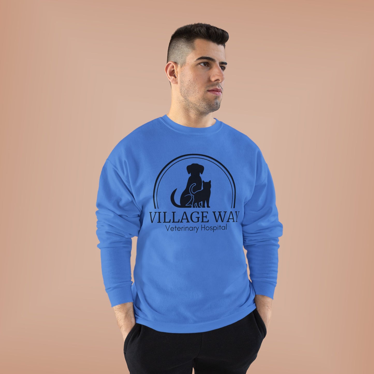 Village Way Veterinary Hospital Crewneck Sweatshirt