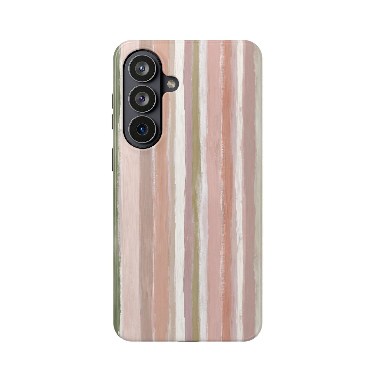 Coquette Pink Stripe Phone Case – Cute Aesthetic Striped Case for iPhone & Samsung Galaxy