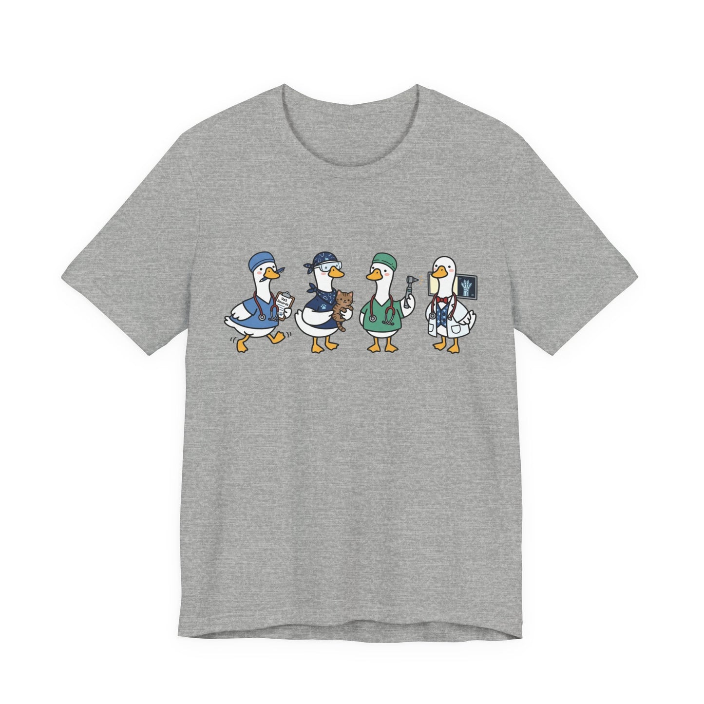 Funny Veterinary T-Shirt – Silly Goose Veterinarian Graphic Tee on Bella Canvas for Vet Techs