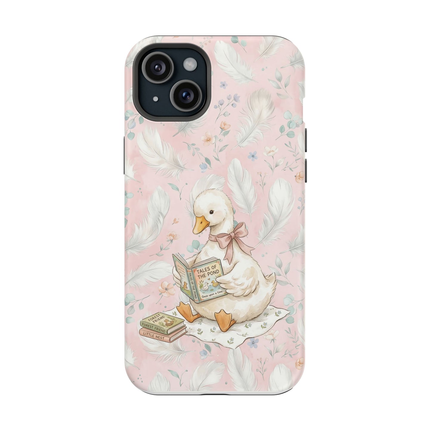 Coquette Goose Phone Case – Girly Goose Bow Aesthetic Case for iPhone & Samsung Galaxy