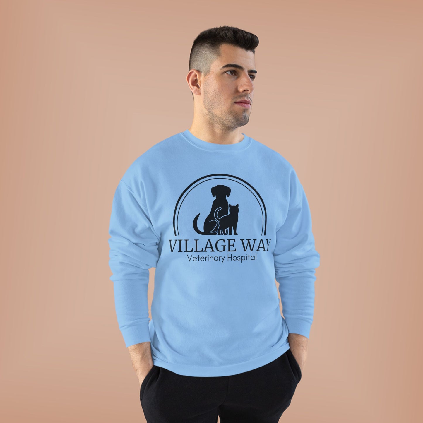 Village Way Veterinary Hospital Crewneck Sweatshirt