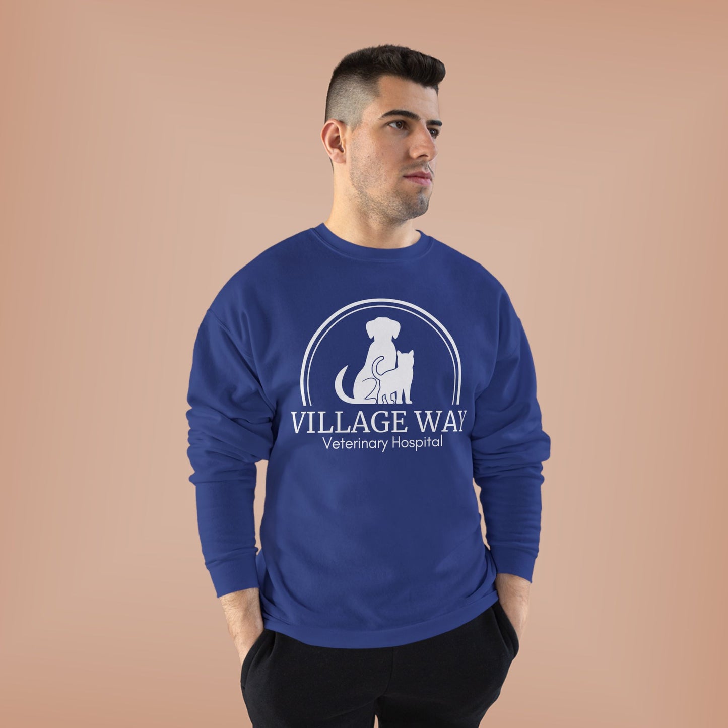 Village Way Veterinary Hospital Crewneck Sweatshirt
