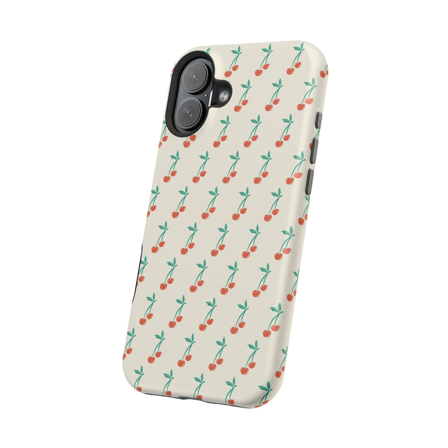 Coquette Cherry Phone Case – Cute Red Fruit Aesthetic Case for iPhone & Samsung Galaxy