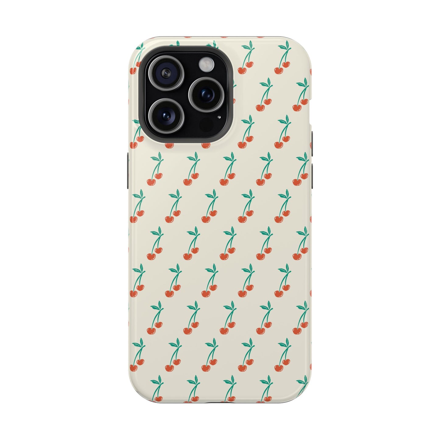 Coquette Cherry Phone Case – Cute Red Fruit Aesthetic Case for iPhone & Samsung Galaxy