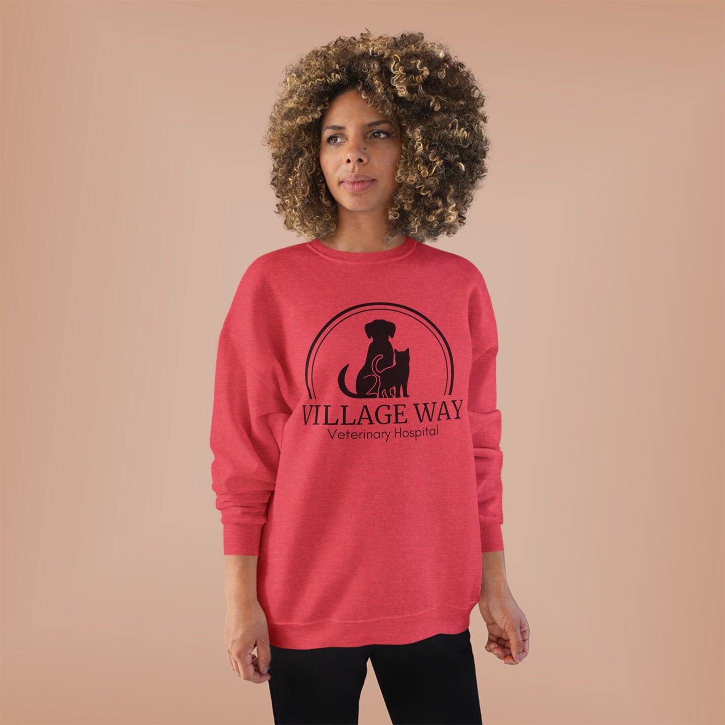 Village Way Veterinary Hospital Crewneck Sweatshirt