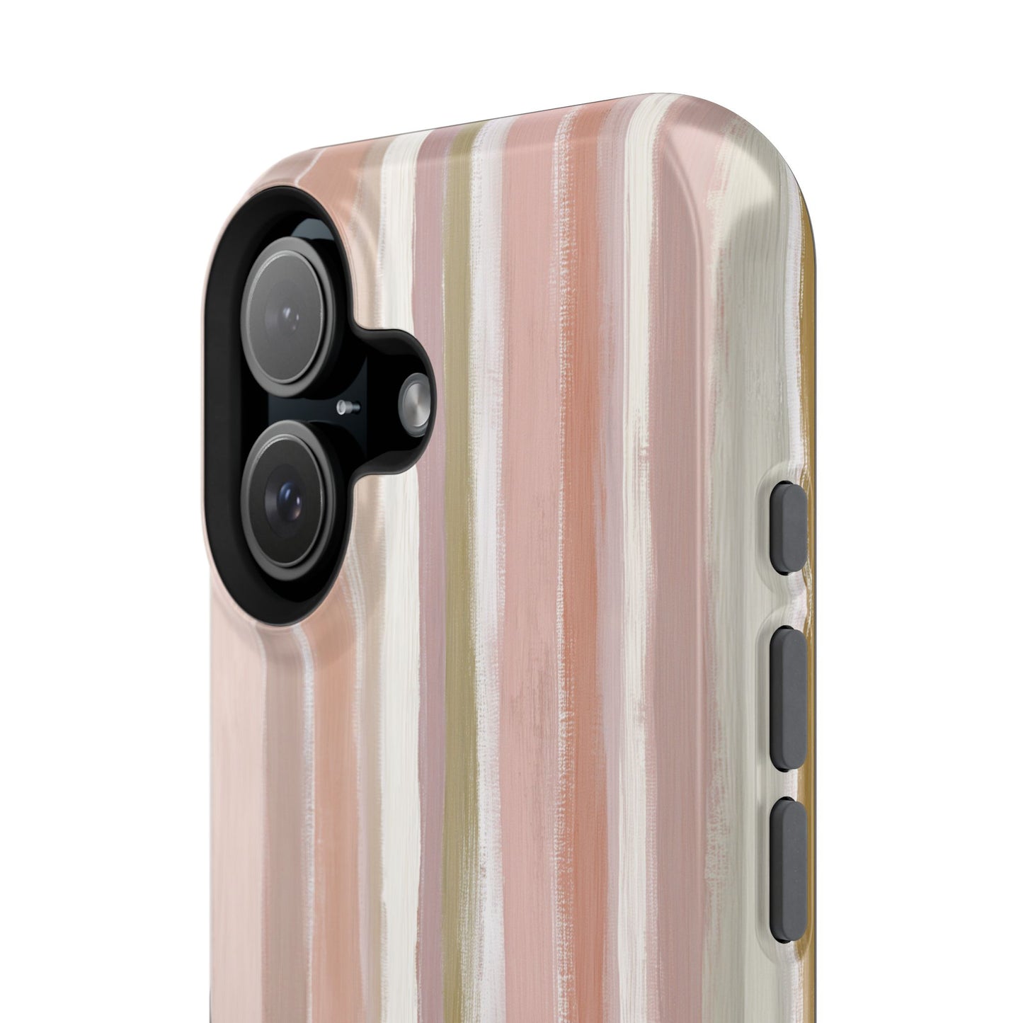 Coquette Pink Stripe Phone Case – Cute Aesthetic Striped Case for iPhone & Samsung Galaxy