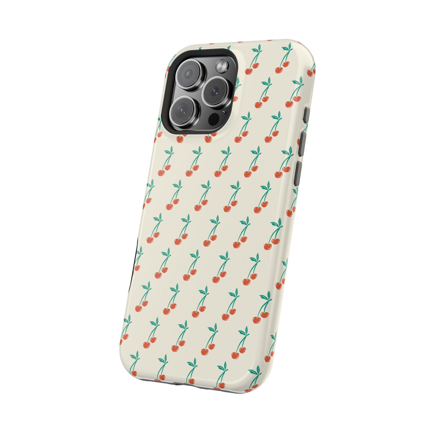 Coquette Cherry Phone Case – Cute Red Fruit Aesthetic Case for iPhone & Samsung Galaxy