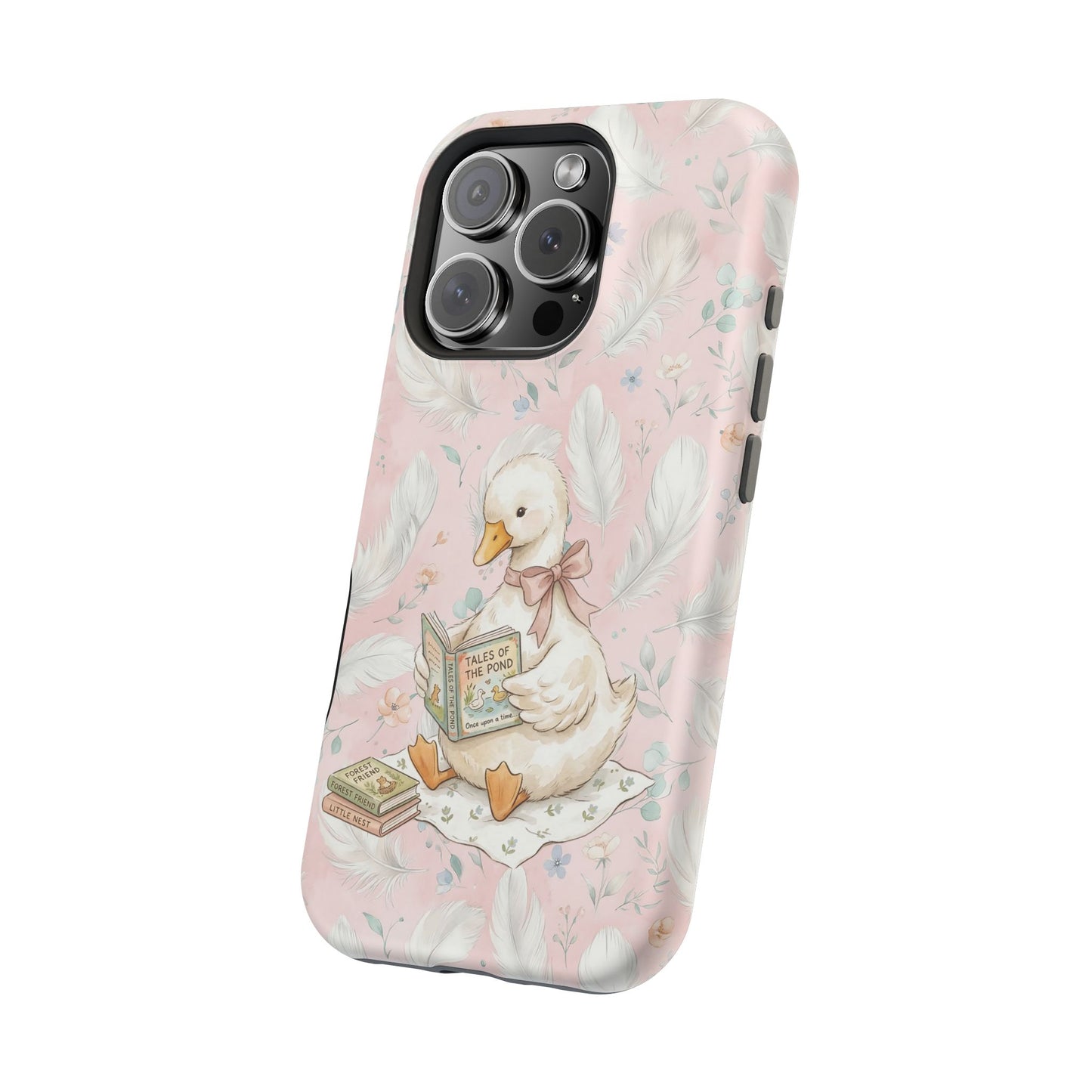 Coquette Goose Phone Case – Girly Goose Bow Aesthetic Case for iPhone & Samsung Galaxy