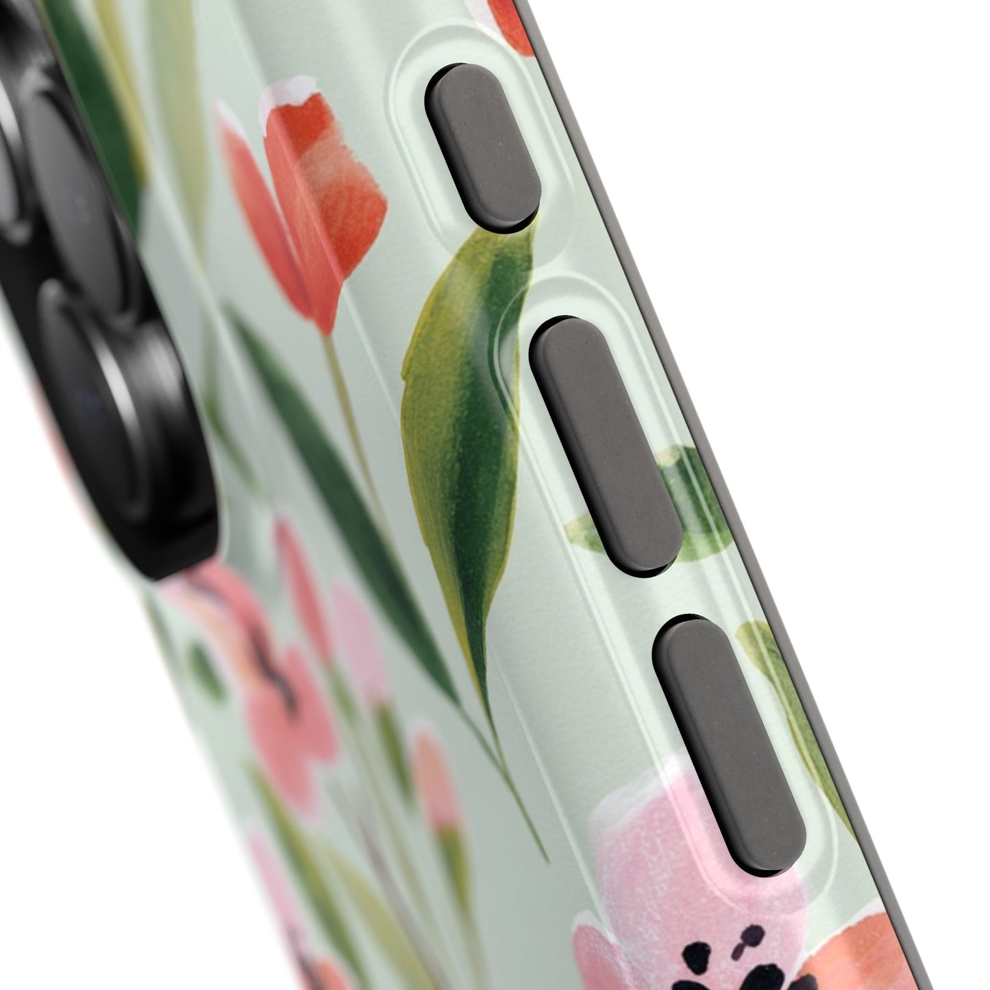 Coquette Floral Phone Case – Red & Pink Flower Aesthetic Case for iPhone & Samsung Galaxy