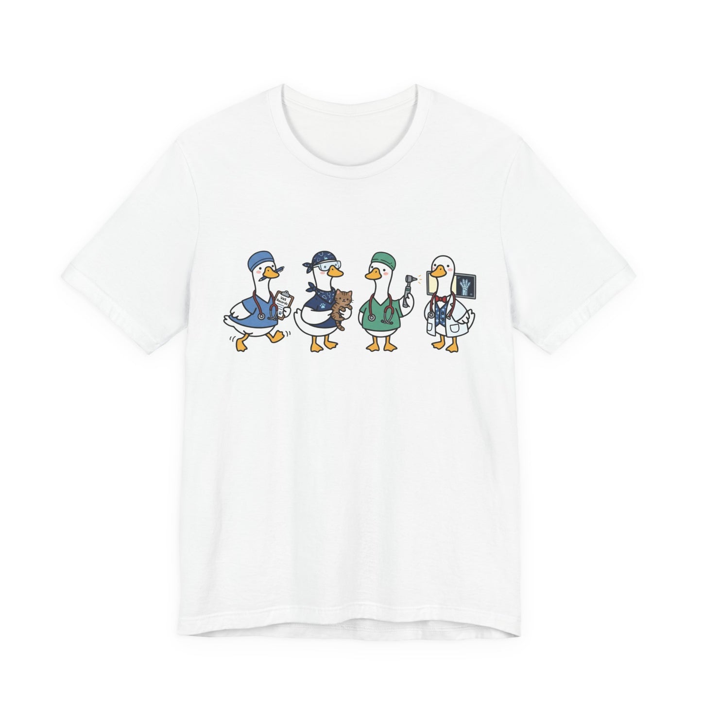 Funny Veterinary T-Shirt – Silly Goose Veterinarian Graphic Tee on Bella Canvas for Vet Techs