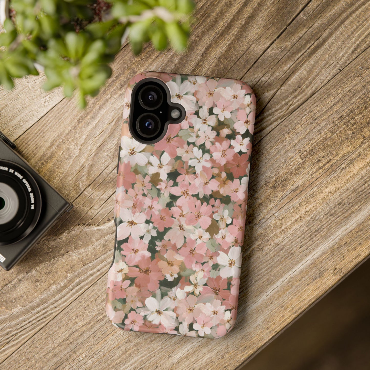 Coquette Floral Phone Case – Pink Flower Aesthetic Case for iPhone & Samsung Galaxy