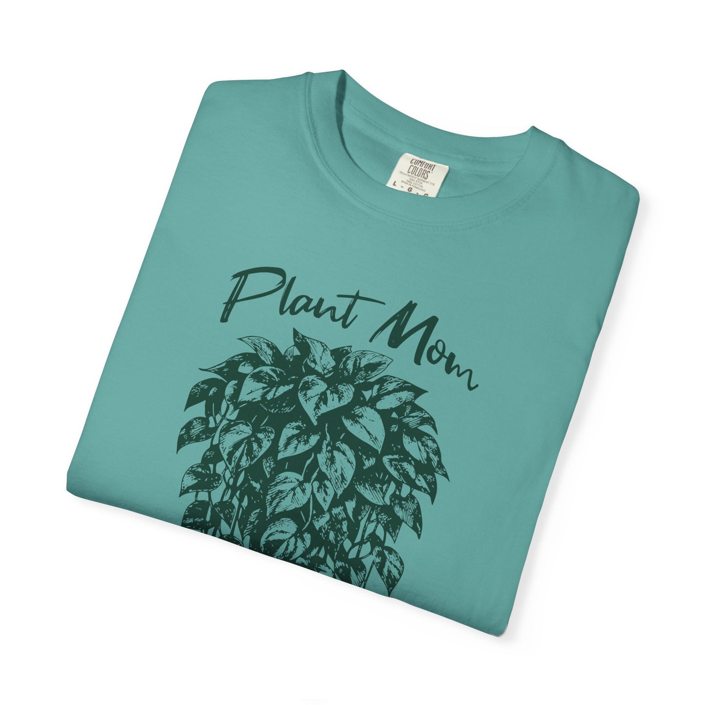 Cottagecore Plant Mom T-Shirt – Pothos Plant Graphic Tee on Comfort Colors for Plant Lovers