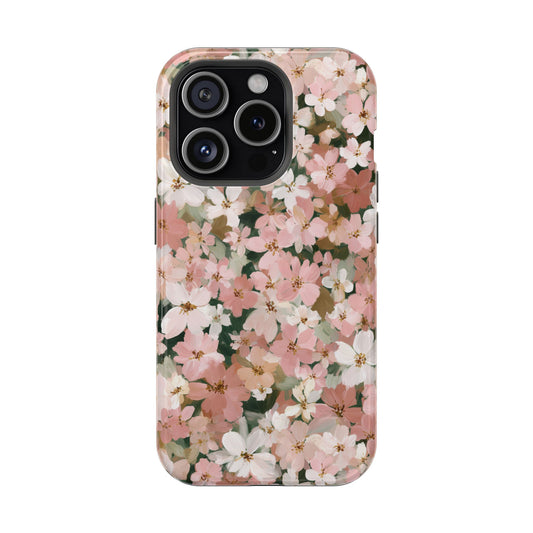 Coquette Floral Phone Case – Pink Flower Aesthetic Case for iPhone & Samsung Galaxy