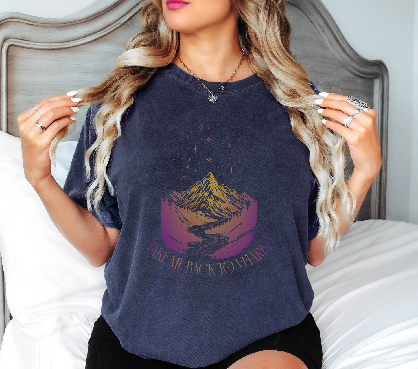 Velaris T-Shirt – “Take Me Back to Velaris” Fantasy Bookish Graphic Tee on Comfort Colors