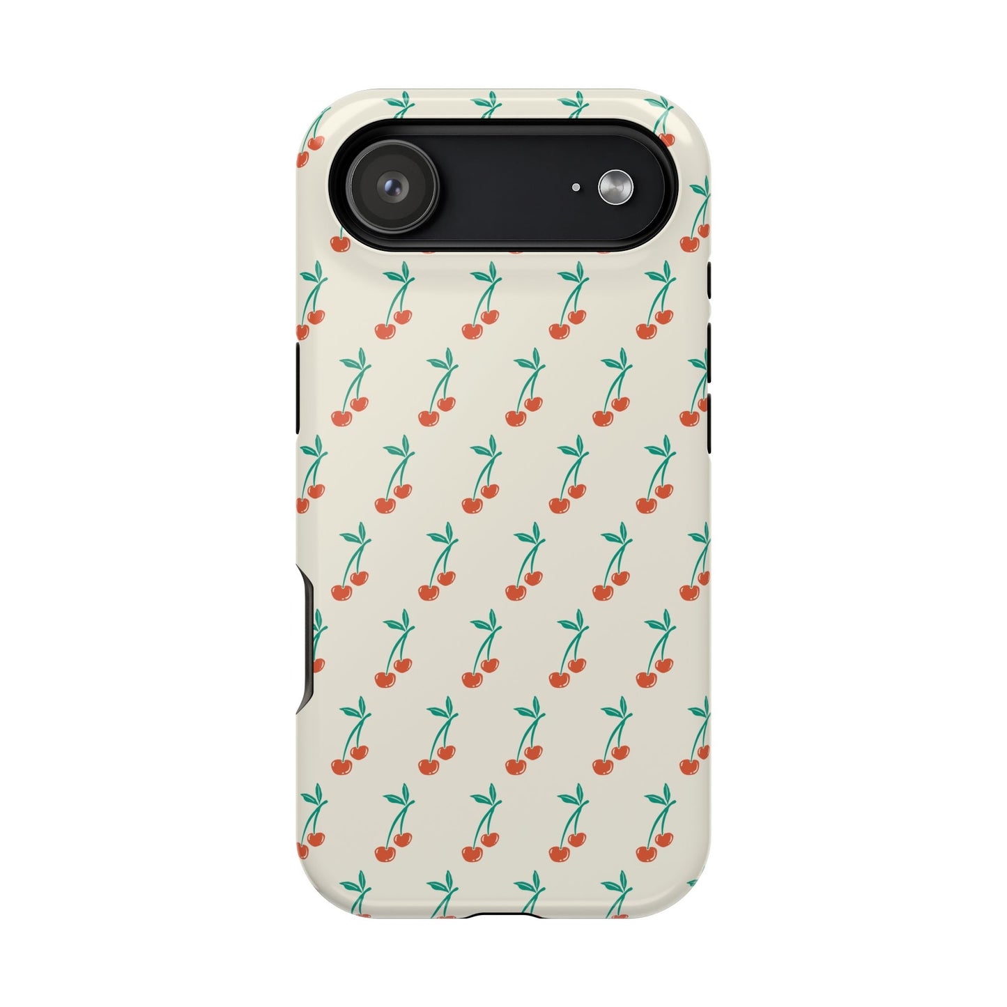 Coquette Cherry Phone Case – Cute Red Fruit Aesthetic Case for iPhone & Samsung Galaxy