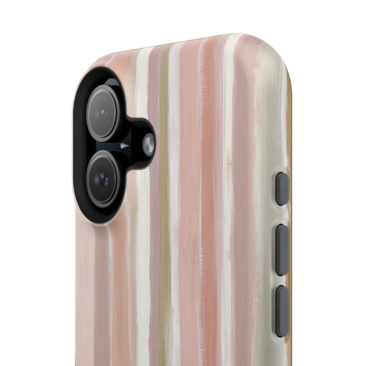 Coquette Pink Stripe Phone Case – Cute Aesthetic Striped Case for iPhone & Samsung Galaxy