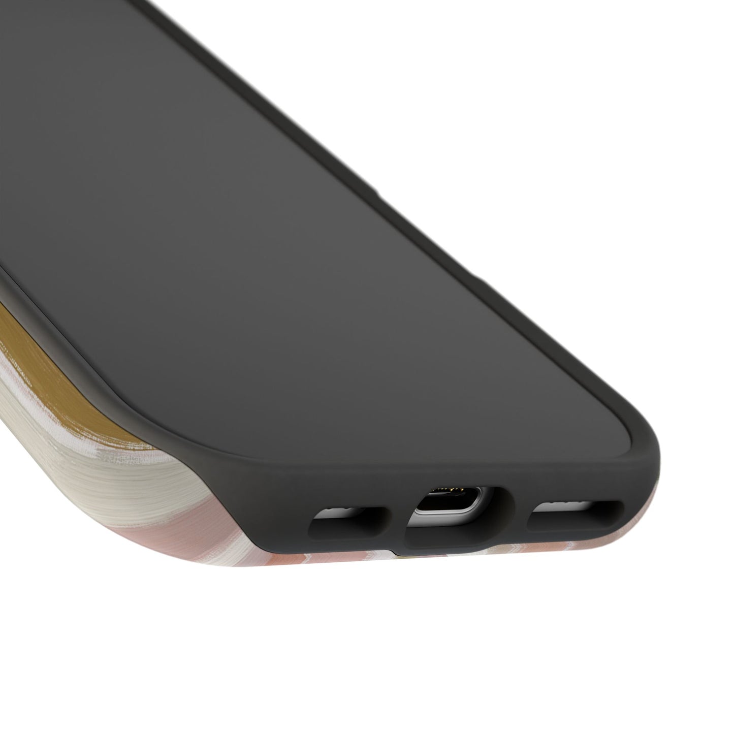 Coquette Pink Stripe Phone Case – Cute Aesthetic Striped Case for iPhone & Samsung Galaxy