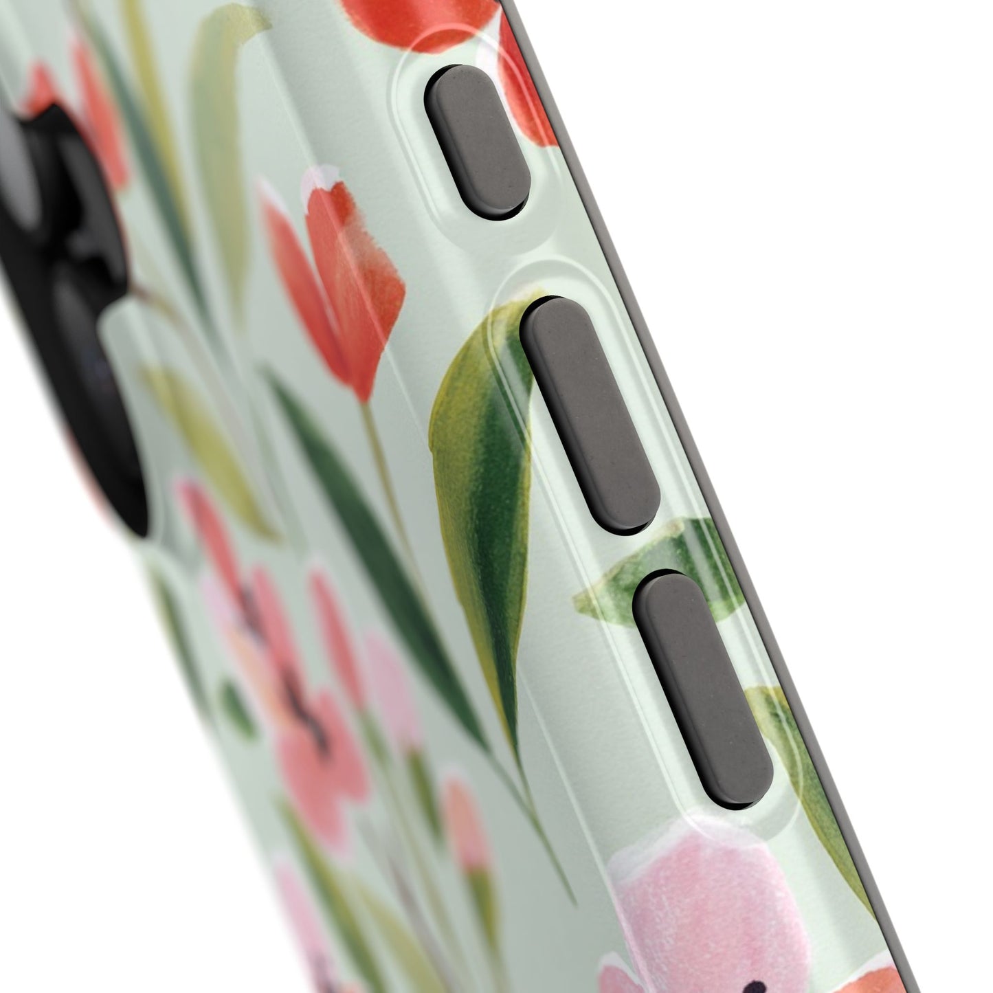 Coquette Floral Phone Case – Red & Pink Flower Aesthetic Case for iPhone & Samsung Galaxy