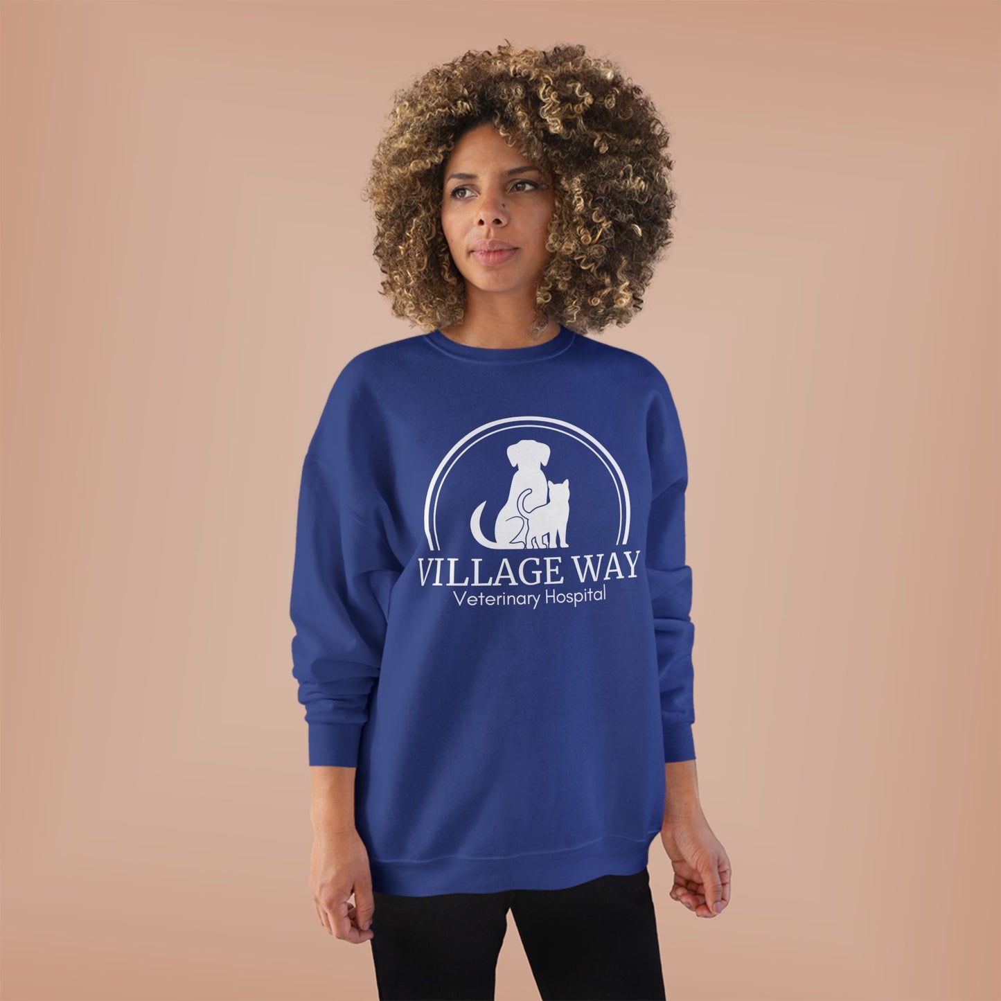 Village Way Veterinary Hospital Crewneck Sweatshirt