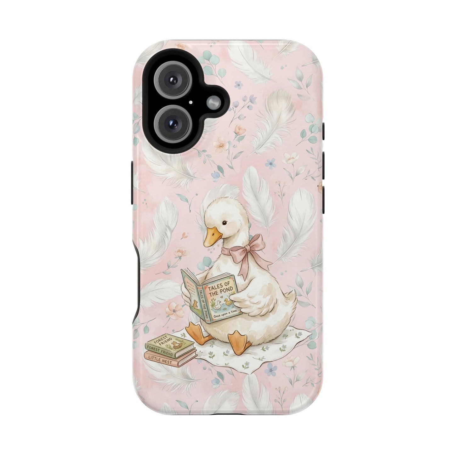 Coquette Goose Phone Case – Girly Goose Bow Aesthetic Case for iPhone & Samsung Galaxy