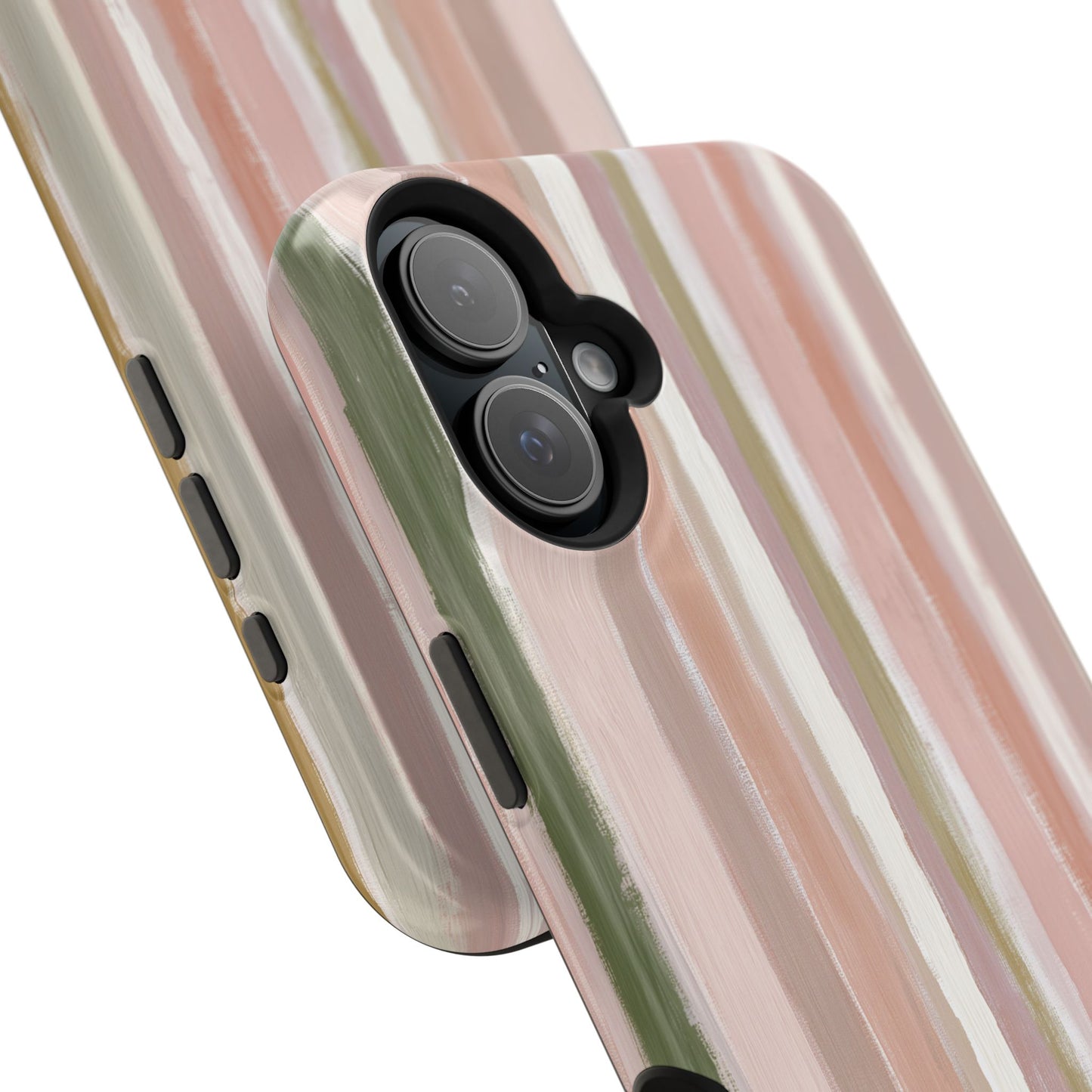 Coquette Pink Stripe Phone Case – Cute Aesthetic Striped Case for iPhone & Samsung Galaxy