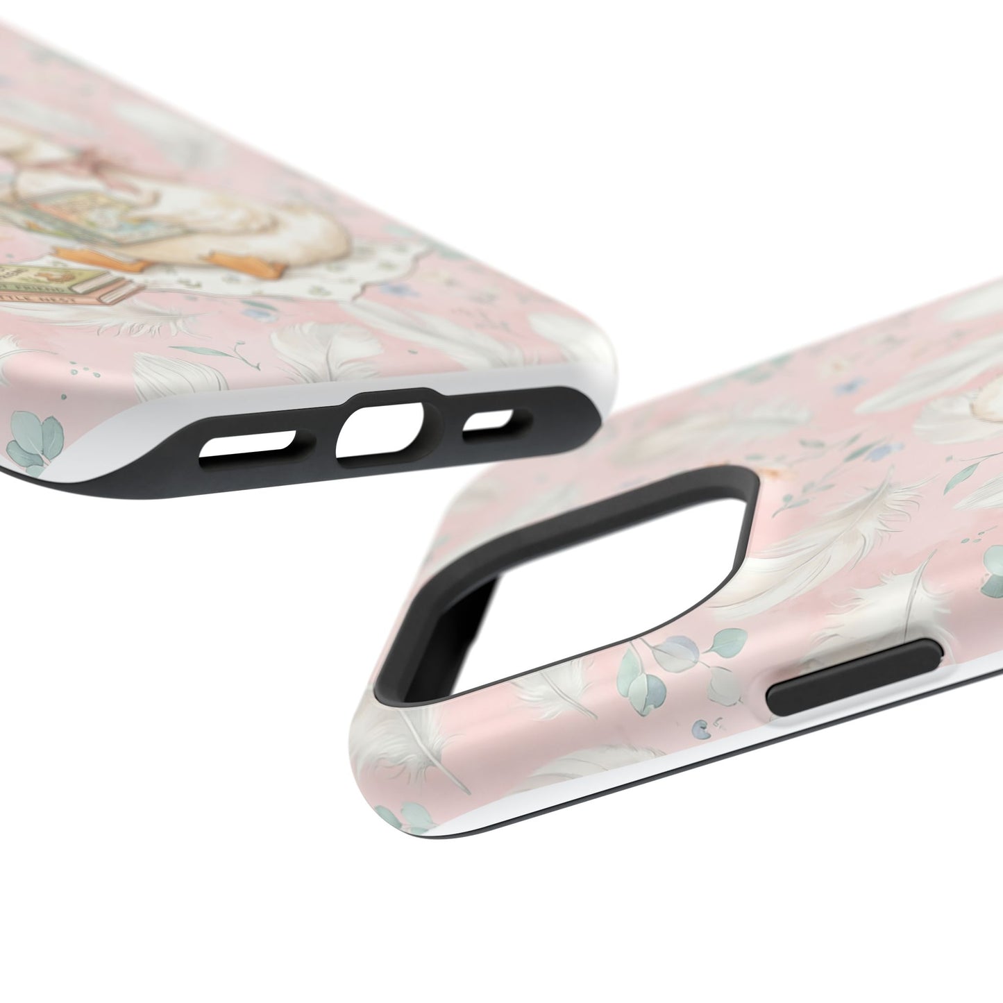 Coquette Goose Phone Case – Girly Goose Bow Aesthetic Case for iPhone & Samsung Galaxy