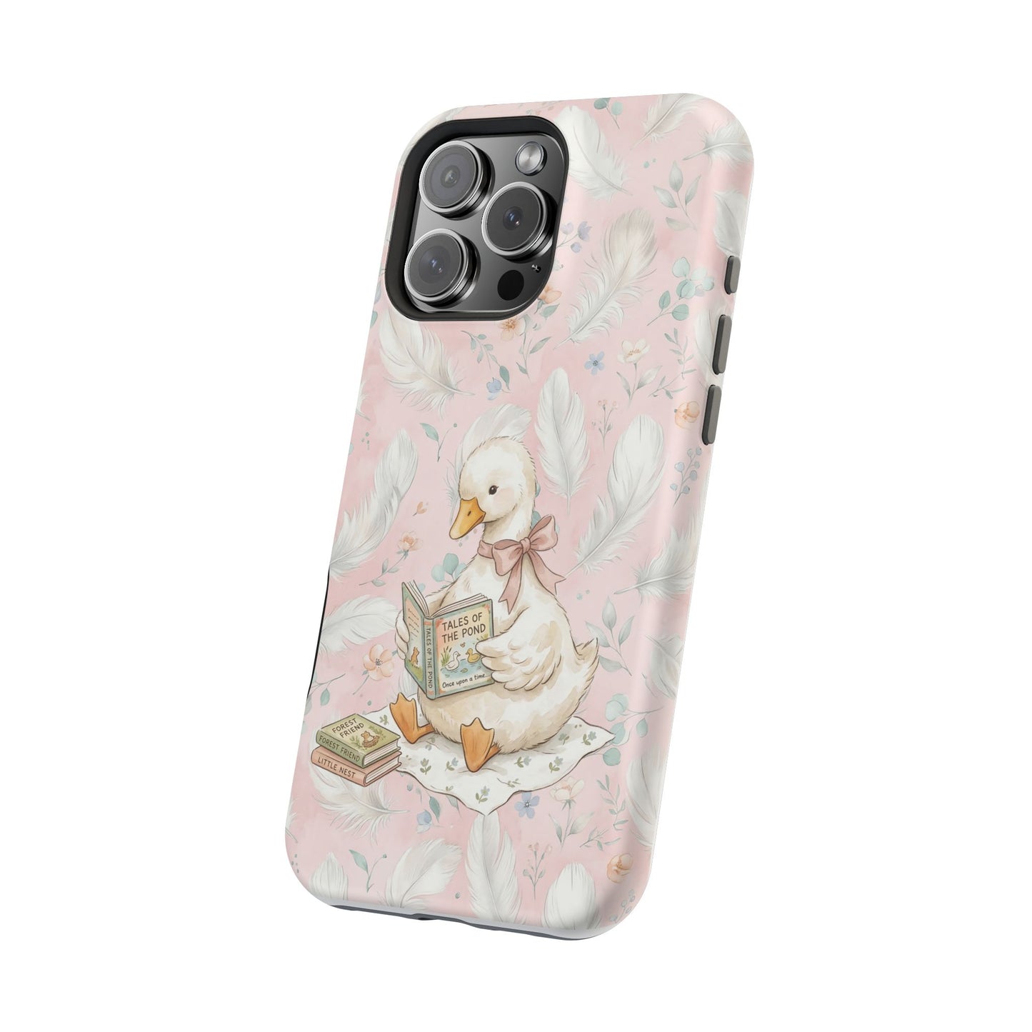 Coquette Goose Phone Case – Girly Goose Bow Aesthetic Case for iPhone & Samsung Galaxy