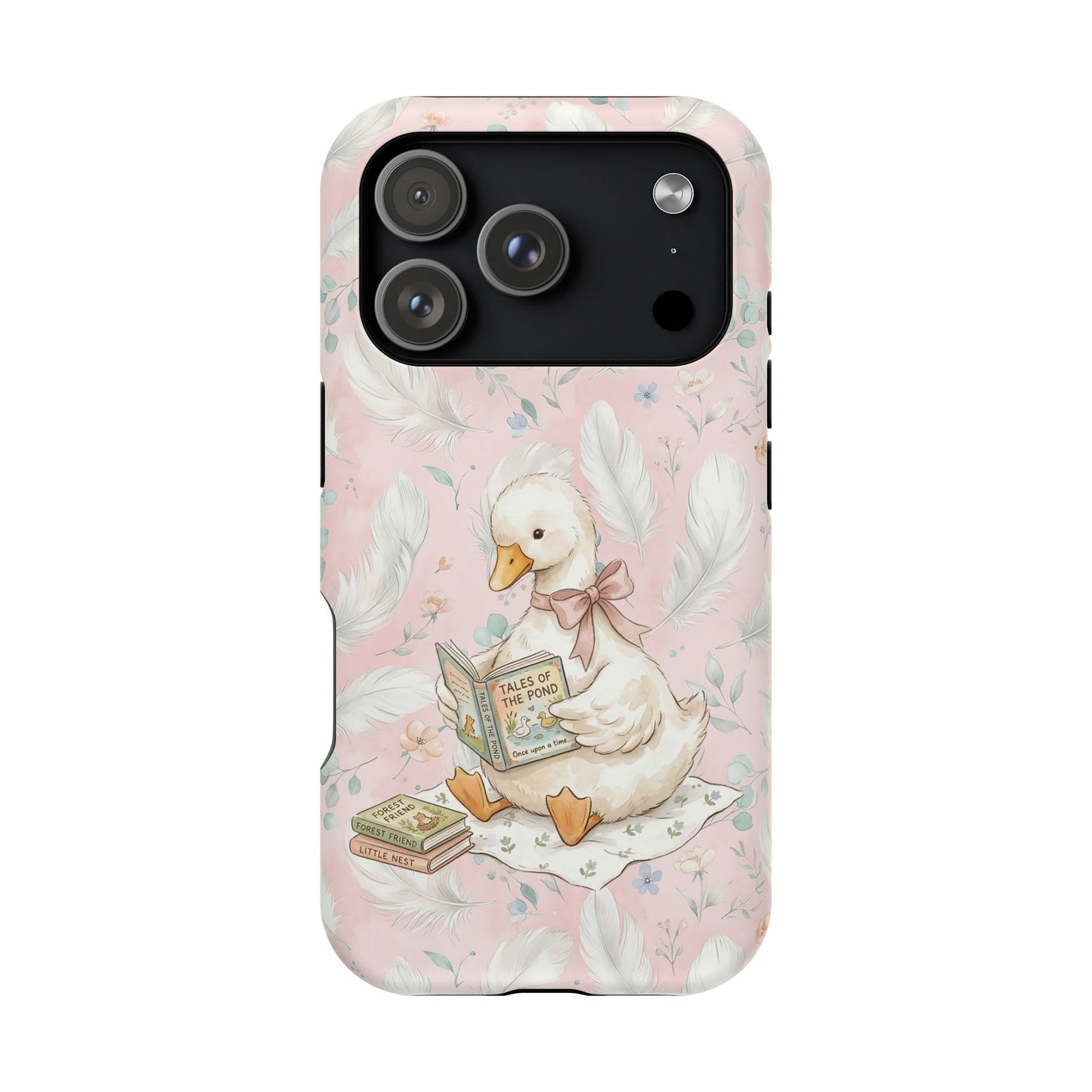 Coquette Goose Phone Case – Girly Goose Bow Aesthetic Case for iPhone & Samsung Galaxy