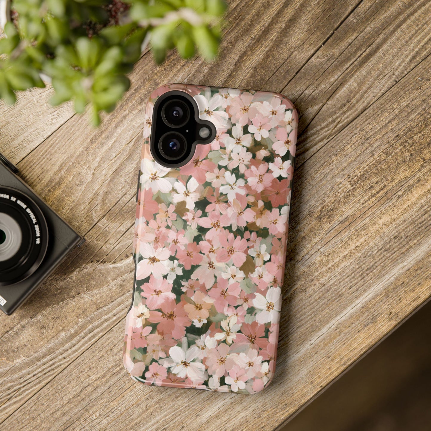 Coquette Floral Phone Case – Pink Flower Aesthetic Case for iPhone & Samsung Galaxy