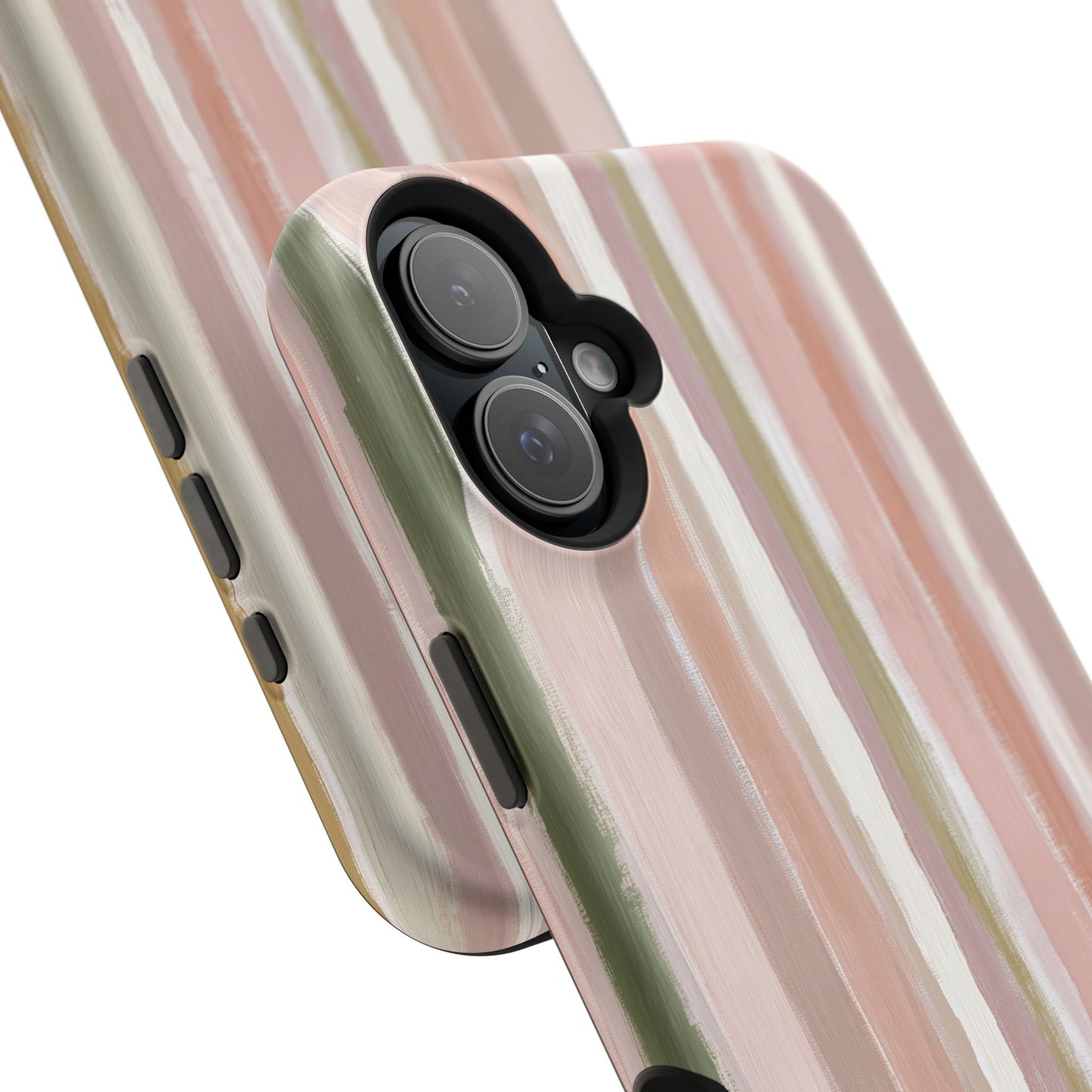 Coquette Pink Stripe Phone Case – Cute Aesthetic Striped Case for iPhone & Samsung Galaxy