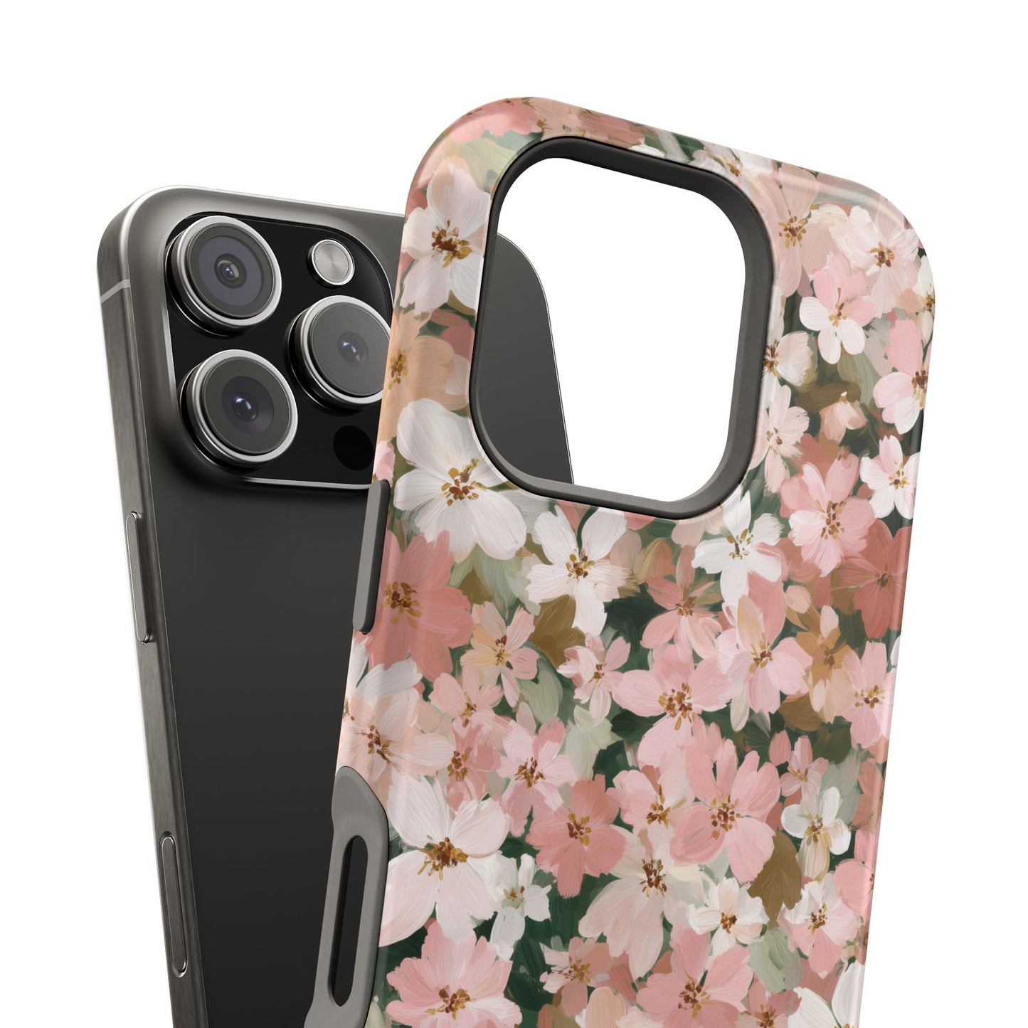 Coquette Floral Phone Case – Pink Flower Aesthetic Case for iPhone & Samsung Galaxy