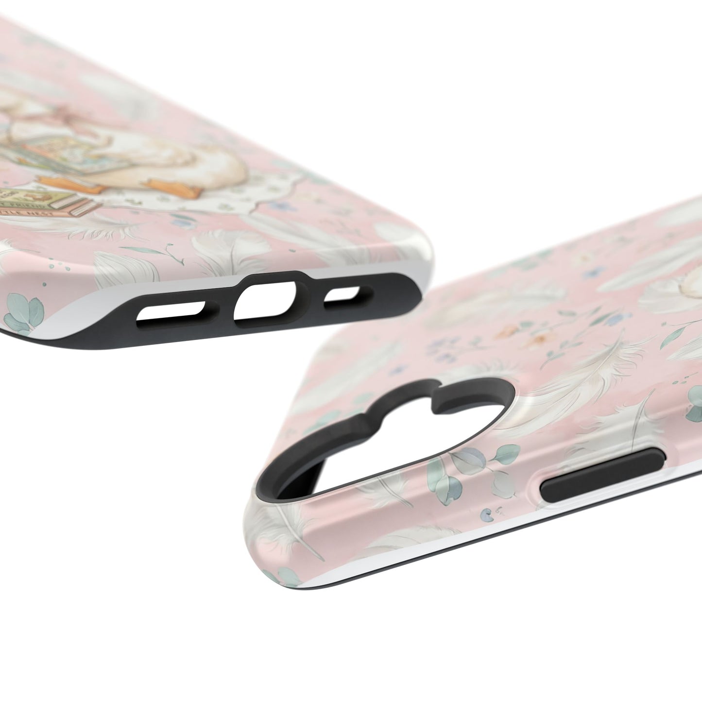 Coquette Goose Phone Case – Girly Goose Bow Aesthetic Case for iPhone & Samsung Galaxy