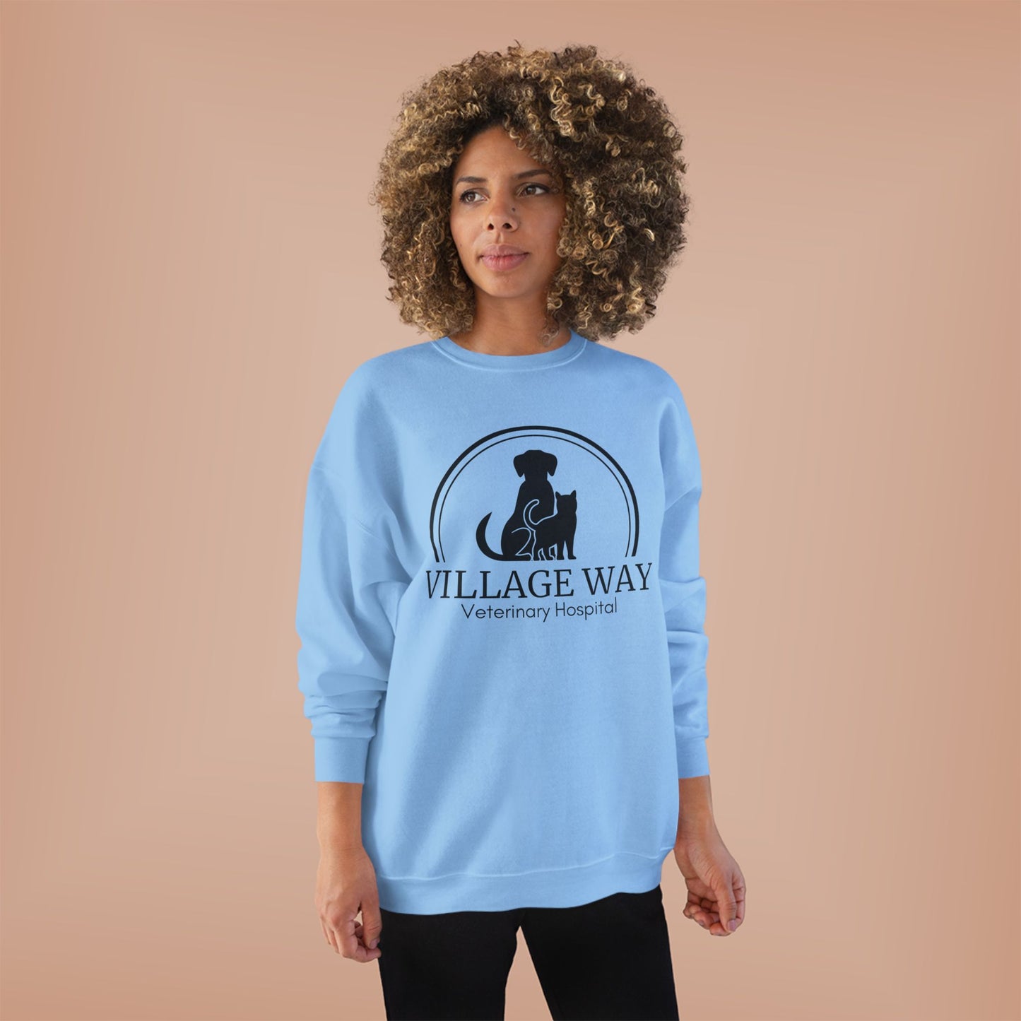 Village Way Veterinary Hospital Crewneck Sweatshirt