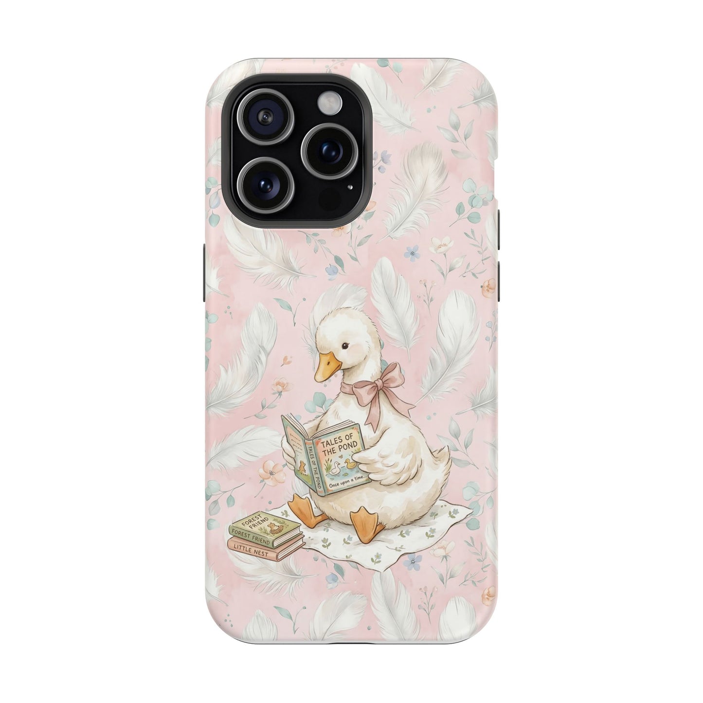 Coquette Goose Phone Case – Girly Goose Bow Aesthetic Case for iPhone & Samsung Galaxy