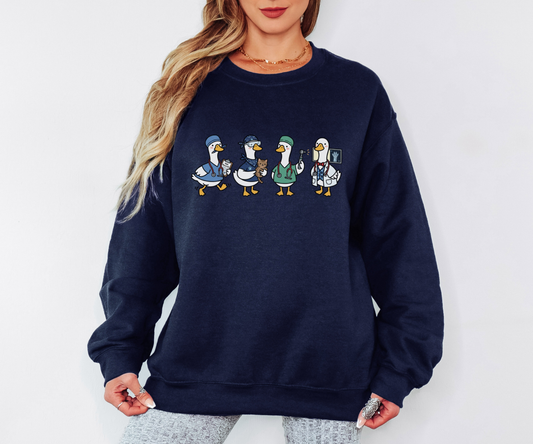 Veterinary Silly Goose Crewneck Sweatshirt