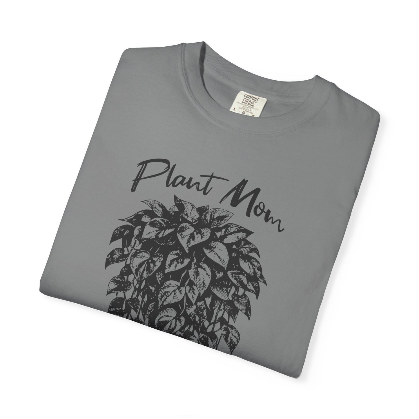 Cottagecore Plant Mom T-Shirt – Pothos Plant Graphic Tee on Comfort Colors for Plant Lovers