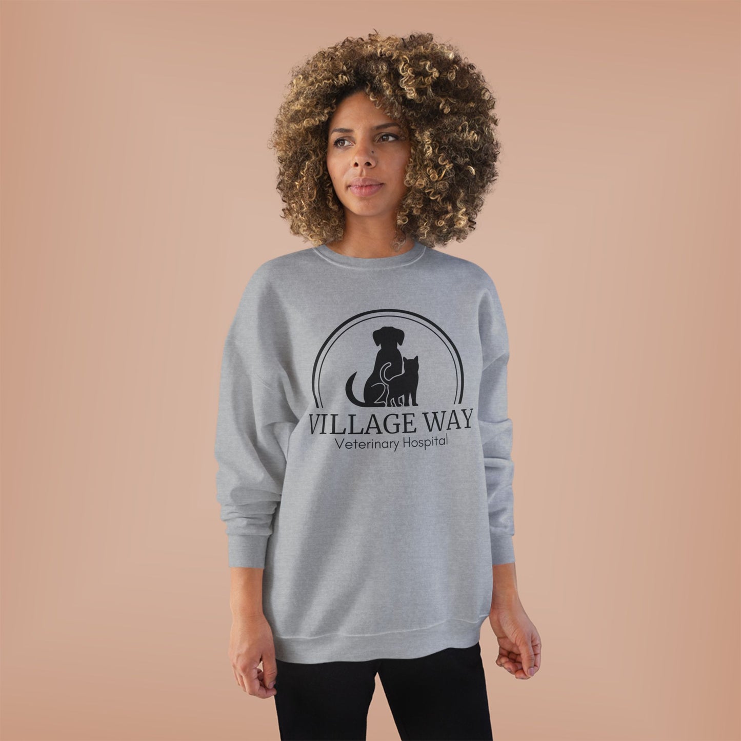Village Way Veterinary Hospital Crewneck Sweatshirt