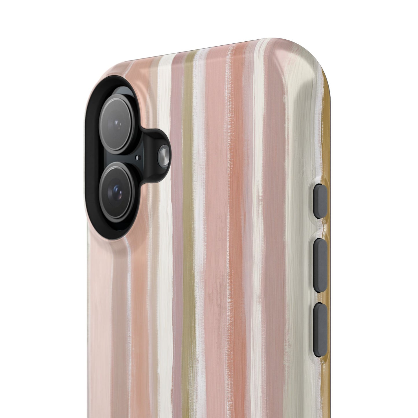 Coquette Pink Stripe Phone Case – Cute Aesthetic Striped Case for iPhone & Samsung Galaxy