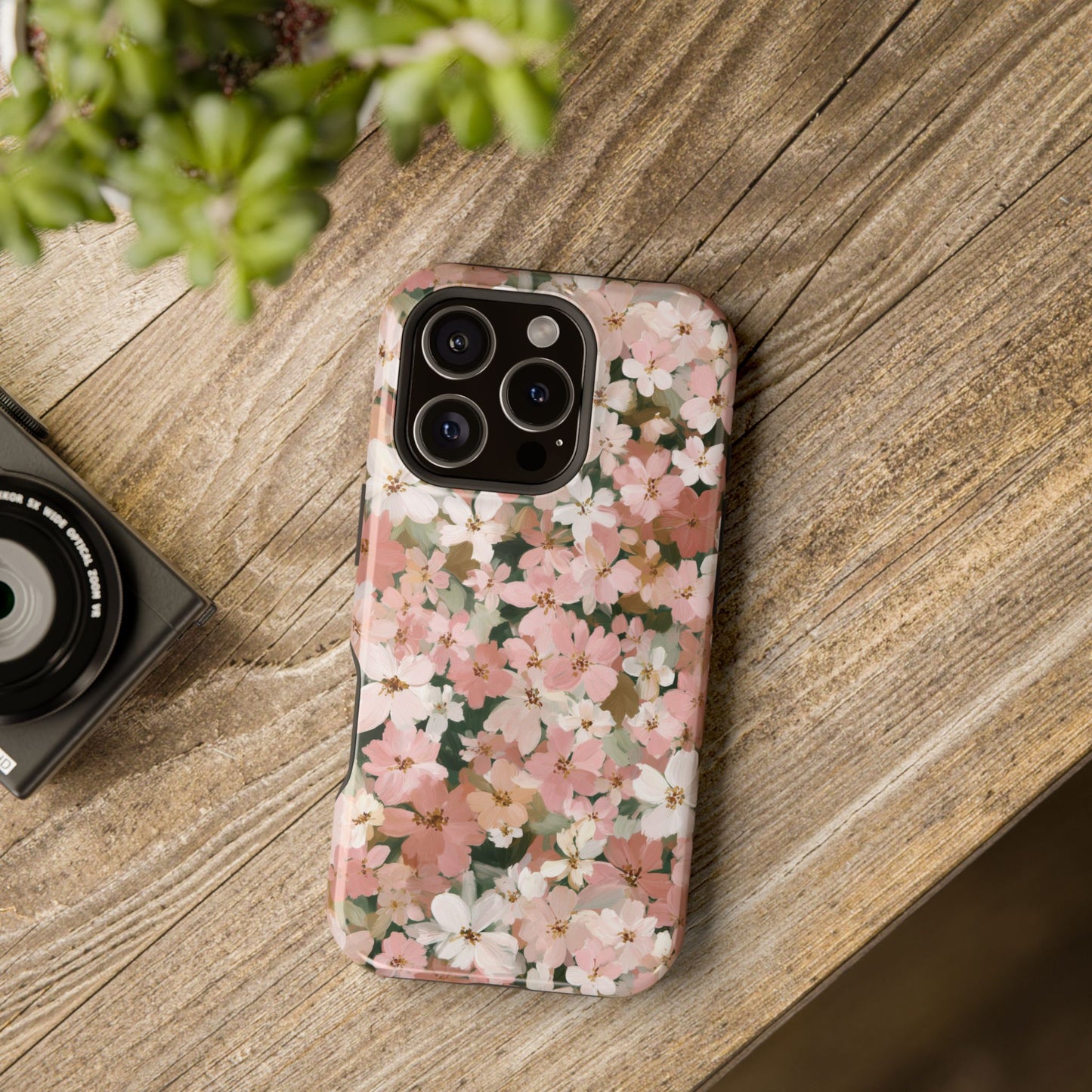 Coquette Floral Phone Case – Pink Flower Aesthetic Case for iPhone & Samsung Galaxy