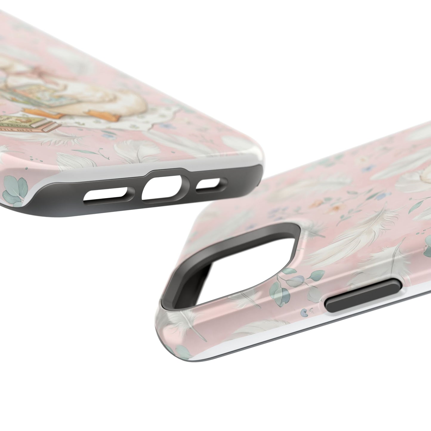 Coquette Goose Phone Case – Girly Goose Bow Aesthetic Case for iPhone & Samsung Galaxy