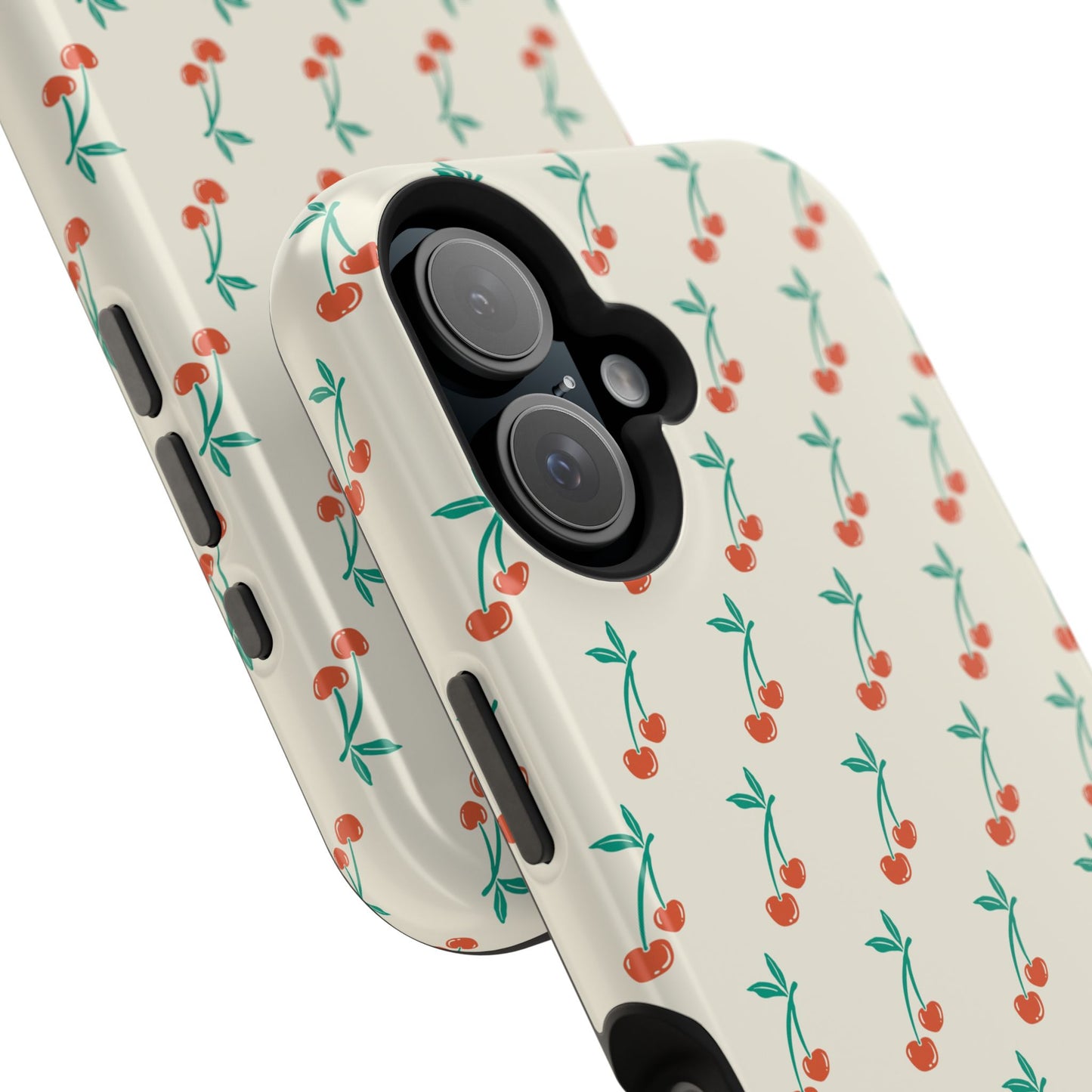 Coquette Cherry Phone Case – Cute Red Fruit Aesthetic Case for iPhone & Samsung Galaxy